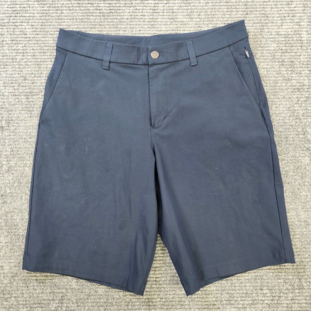 Lululemon Commission Shorts Men's 31 Dark Blue Relaxed Fit Warpstreme
